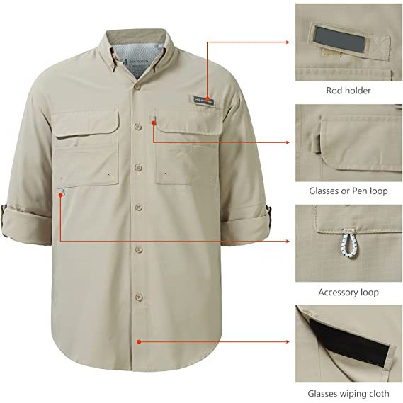 Fishing Shirts Custom Factory Price OEM Comfortable Breathable Short Sleeve Fishing Wear Shirts & Tops Quick Dry Men Sportswear