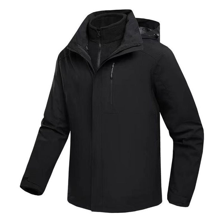 Custom Men's Mountain Waterproof Jacket Windbreaker Outdoor Soft Shell Hooded Jacket 2024 New Design Running Hiking Rain Jacket