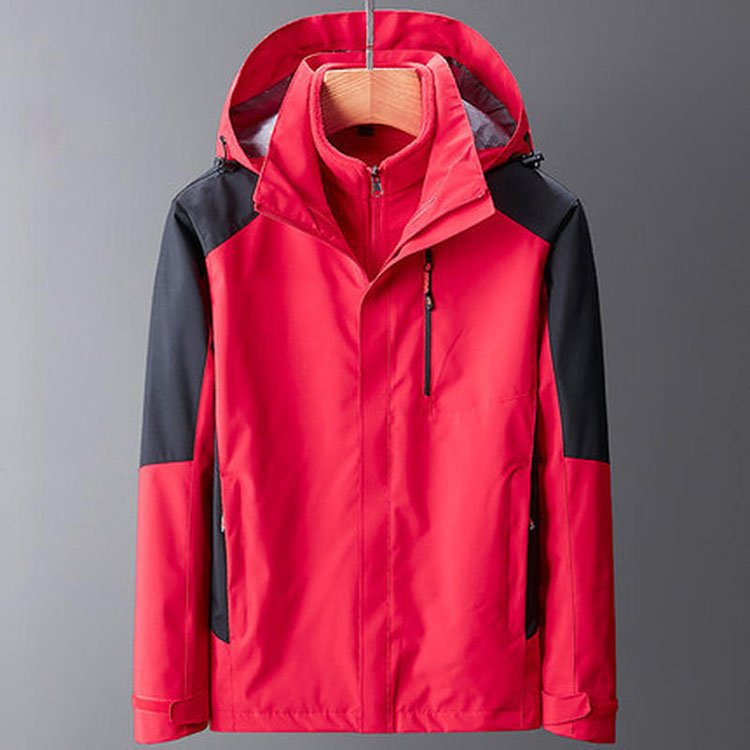 Custom Men's Mountain Waterproof Jacket Windbreaker Outdoor Soft Shell Hooded Jacket 2024 New Design Running Hiking Rain Jacket