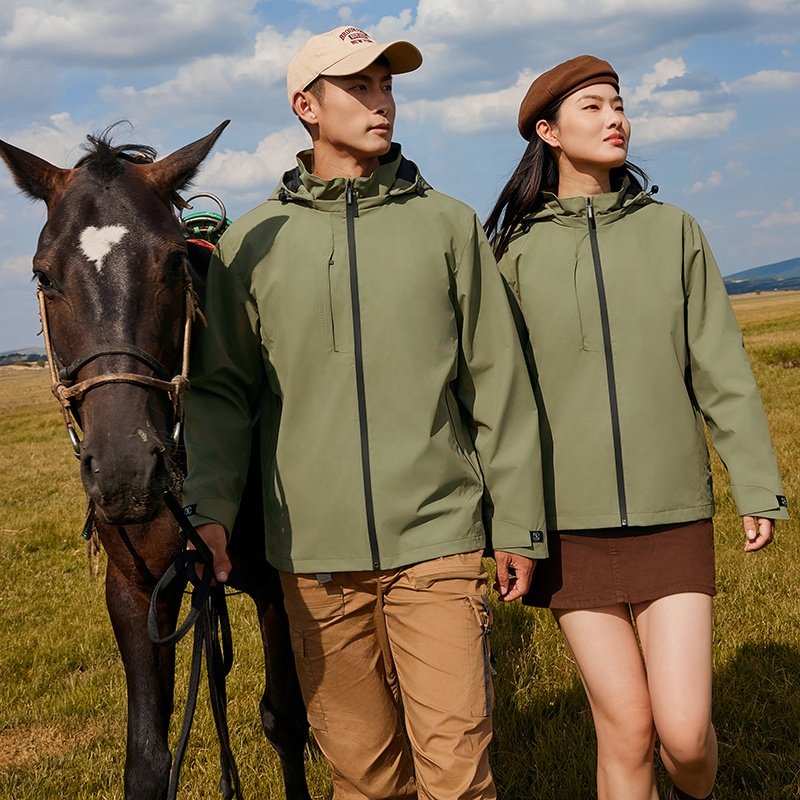New Product Windproof Hoodies Mountain outdoor Jacket fashion unisex warm custom windbreaker coat for hiking sport