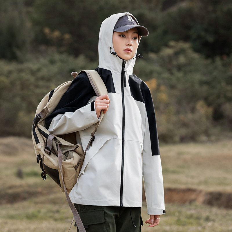 Hot Sale 100% Polyester Windproof Waterproof Outdoor Casual Unisex Safari Design Zipper Breathable Autumn Jacket