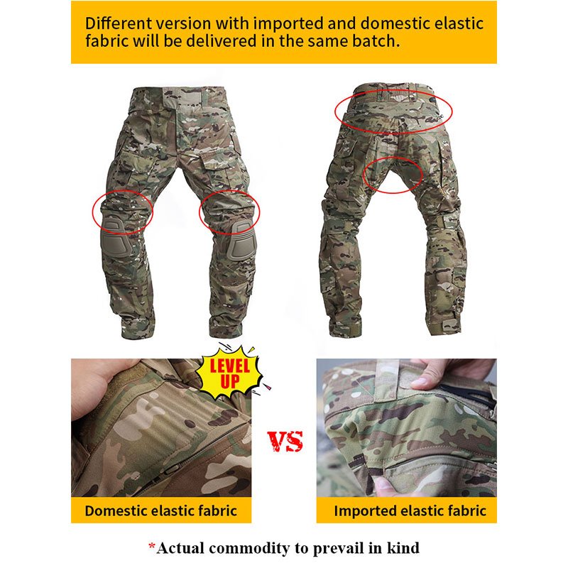 Emersongear G3 NC50/50 Multicam Uniformes Tactico Camouflage Combat Shirt Uniform Clothing Pants Tactical Uniform Suit