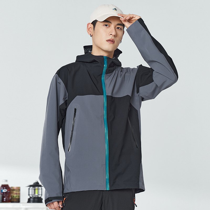 Men's & Women's Waterproof PVC Poncho Style Windbreaker Softshell Rain Jacket for Work Outdoor Tours Climbing Camping Hiking