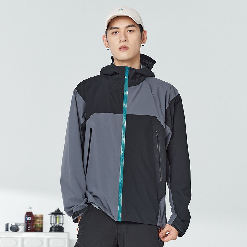 Men's & Women's Waterproof PVC Poncho Style Windbreaker Softshell Rain Jacket for Work Outdoor Tours Climbing Camping Hiking