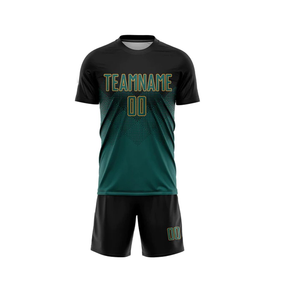 Wholesale 100% Polyester Cheap Sublimation Camisetas Football Jerseys Custom Men Soccer Uniforms Soccer Wear Set With Logo