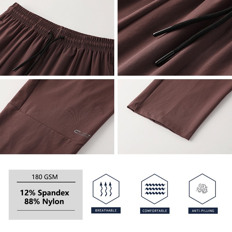 YLS New Quick Drying Men's Other Hiking Clothing High Elastic Loose Breathable Waterproof Sports Mountain Pants