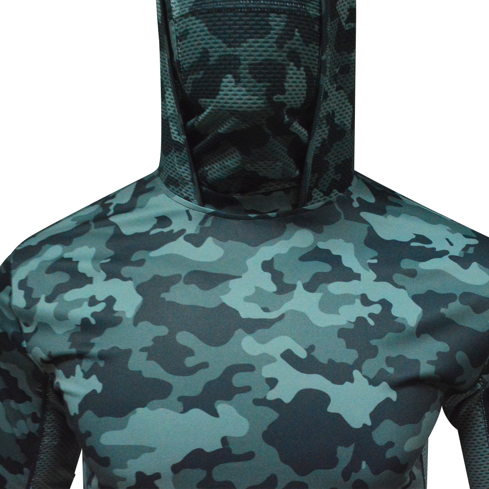 Wholesale 150gsm Lightweight High Performance Camouflage Mens Long Sleeve SPF 50+ Men's Fishing Shirts