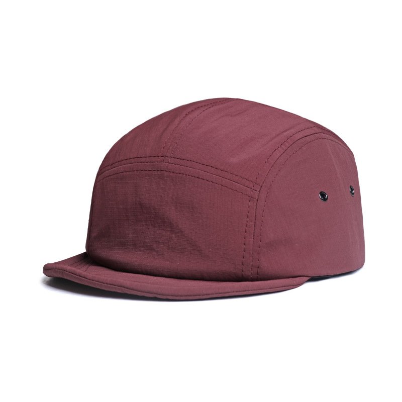 Custom Quick Dry Baseball Cap Elastic Drawstring 5 Panel Camp Cap Sun Protection Cycling Hiking Camper 5 Panel Hat