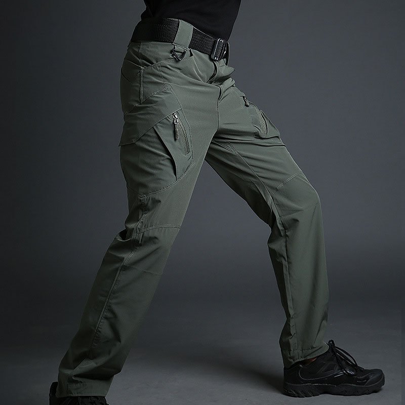 Men's Breathable Ribstop Elastic Quick Dry Tactical Pants Trousers Combat Pant Hiking Hunting Worker Pockets working Pant