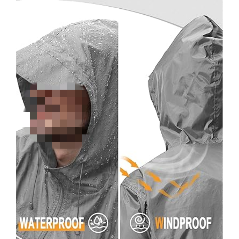 Wholesale Windbreaker Jackets Outdoor&hiking Clothing Fishing Jacket Waterproof Multi Pocket Travel Camping Lightweight Jacket