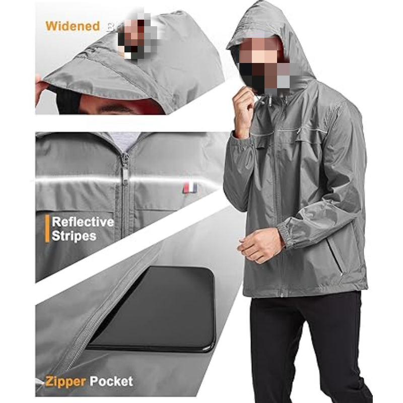 Wholesale Windbreaker Jackets Outdoor&hiking Clothing Fishing Jacket Waterproof Multi Pocket Travel Camping Lightweight Jacket