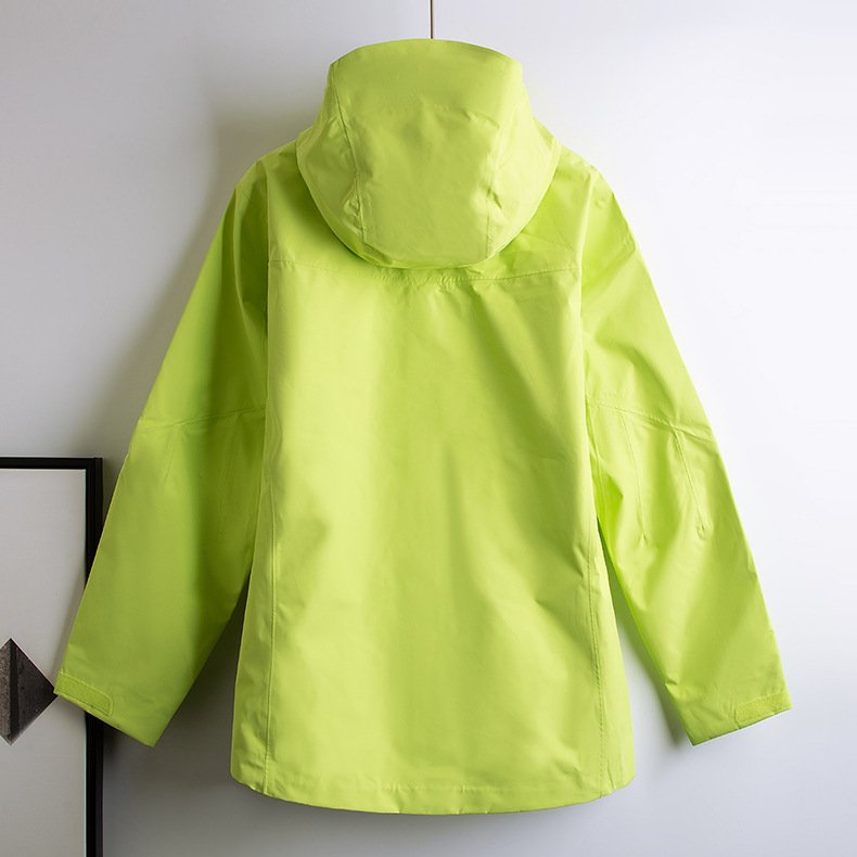 Lightweight Cycling Jackets Reflective Hooded Hiking Hoodies Unisex Fleece Lined Waterproof Wind Jacket Waterproof Rain Coat