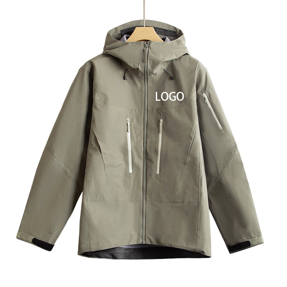 Lightweight Cycling Jackets Reflective Hooded Hiking Hoodies Unisex Fleece Lined Waterproof Wind Jacket Waterproof Rain Coat