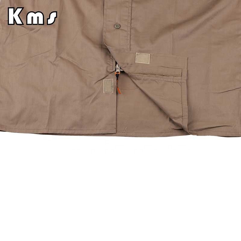 KMS Custom Wholesale Outdoor Khaki Combat Camouflage Uniforms Tactical Clothing For Security Guards Training/Hunting