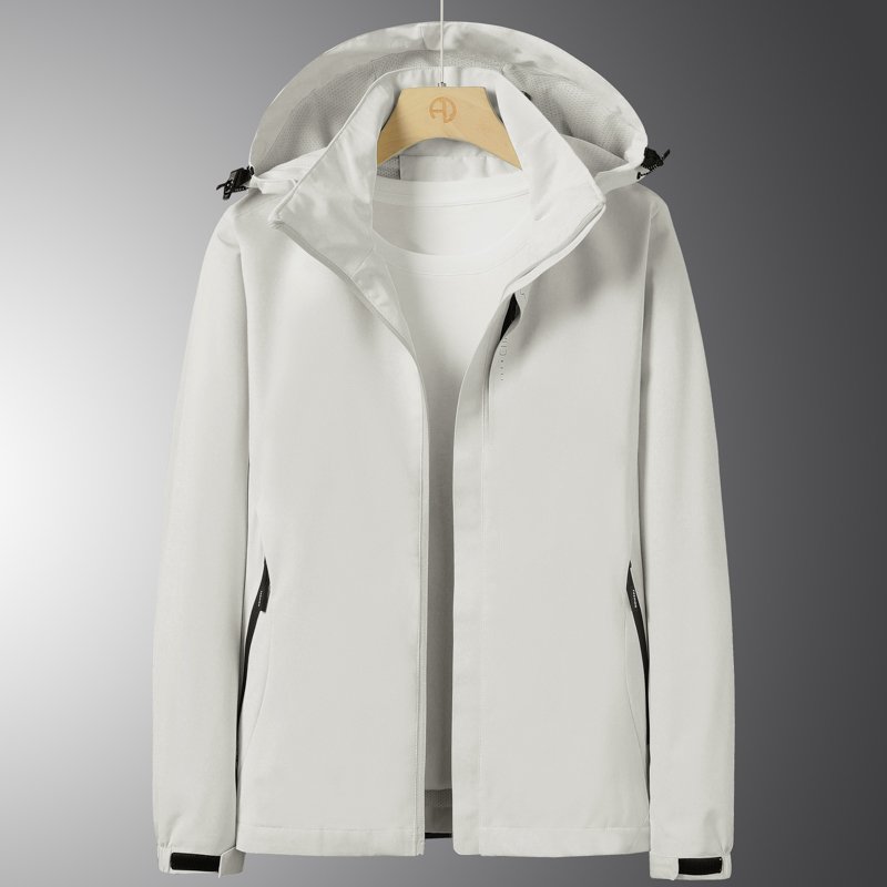 Men's Spring Jackets Travel Jacket Male Work Hooded Color Coats Men Clothing