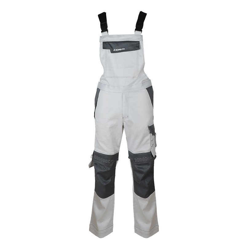 Factory Custom Heavy Duty 2 In 1 Full Sets Fire Retardant Workwear Uniform Men Jackets And Bib Pants Work Suits For Men