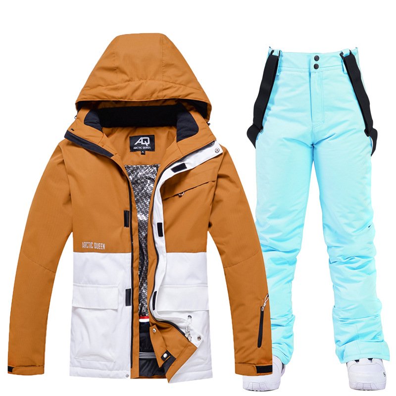 Parka Ski Wear Jacket Thickened Down Jacket Men Custom plus size Thickened Waterproof And Windproof Outdoor Men's Ski Jacket