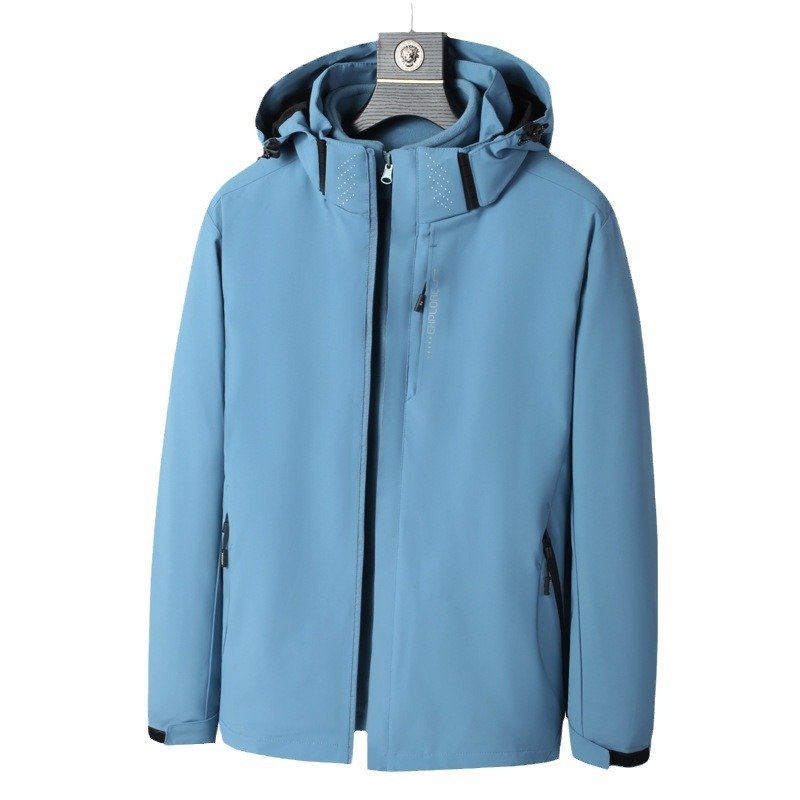 Unisex Three-in-One Detachable Two-Piece Winter Jacket Windproof Waterproof Outdoor Clothing for Men Women Mountaineer Travel