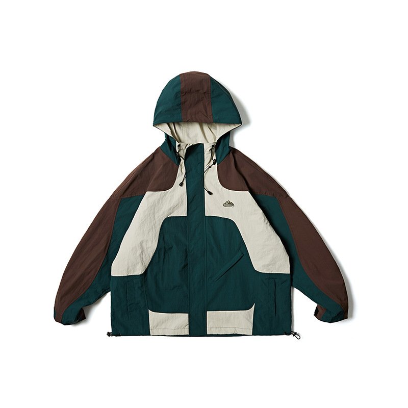 double layer jacket Men's Hiking Breathable Windproof With Hooded Customized Waterproof Lightweight Windbreaker jacket