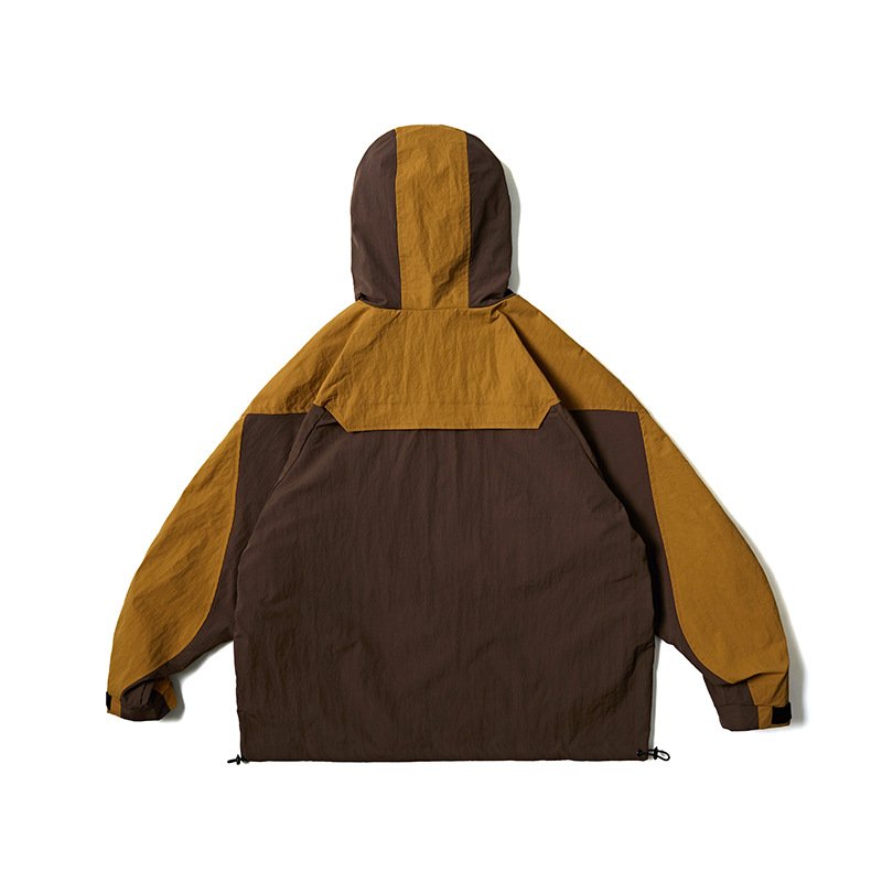double layer jacket Men's Hiking Breathable Windproof With Hooded Customized Waterproof Lightweight Windbreaker jacket