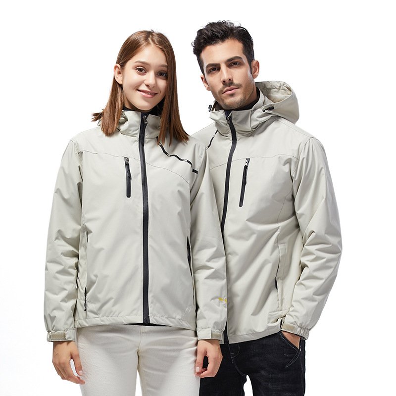 Men's Hooded Outdoor Cycling Hiking Rain Jacket Breathable Waterproof Windbreaker Men's Jackets