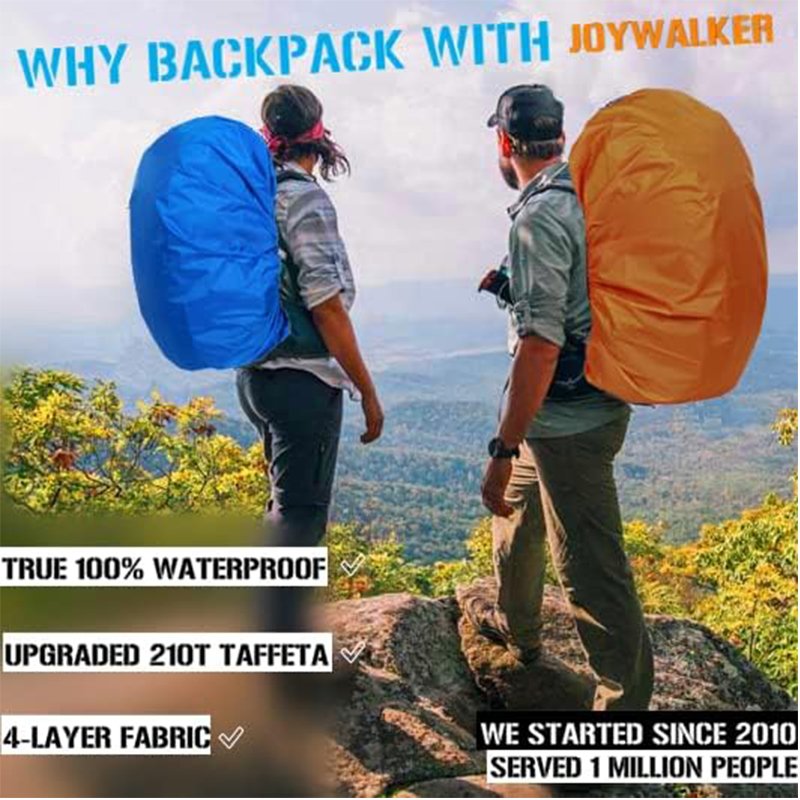 Outdoor Large Capacity Hiking Reflective Waterproof Rain Rainproof Mountaineering Backpack Cover With Rain Cover