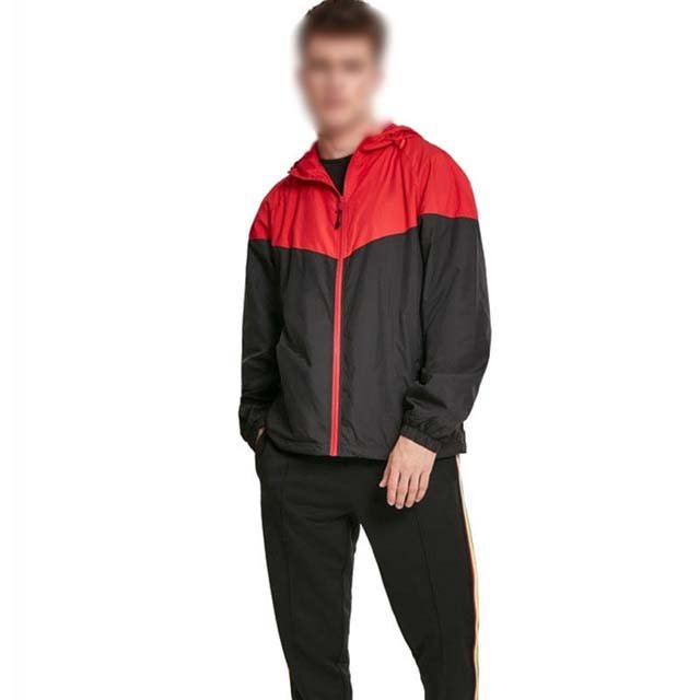 Two Tone Clothing Wears Windbreaker Jackets Stylish Outdoor Latest Design Nylon Polyester Coaches Jackets