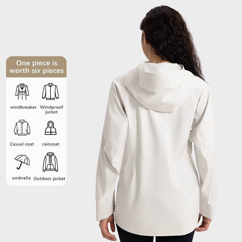 Xsunwing Hot Sales Outdoor Waterproof Hiking Jacket Women's Sportswear Hooded Jacket Breathable Mountaineering Clothing WDQ042