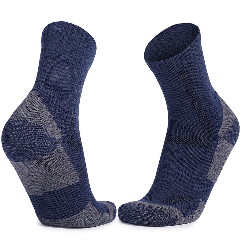 Merino Wool Hiking Socks For Men Thick Warm Outdoor Sports Socks Cashmere Snow Skiing Socks