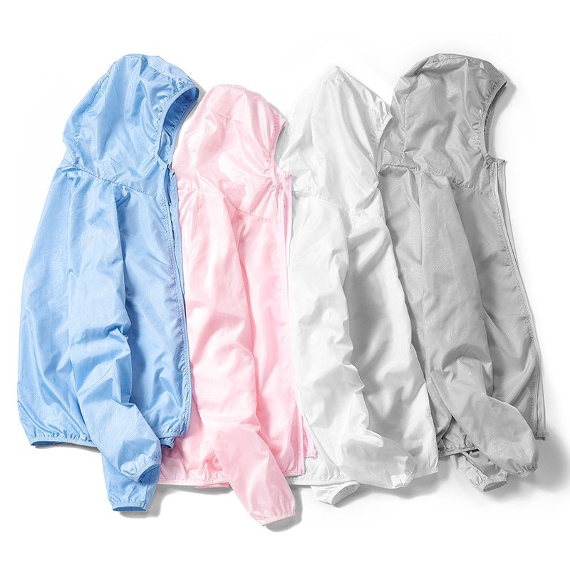 Wholesale Summer Unisex Outdoor Windbreaker Waterproof Rain Coat Lightweight Rash Guard Sun Protection Clothing Jacket
