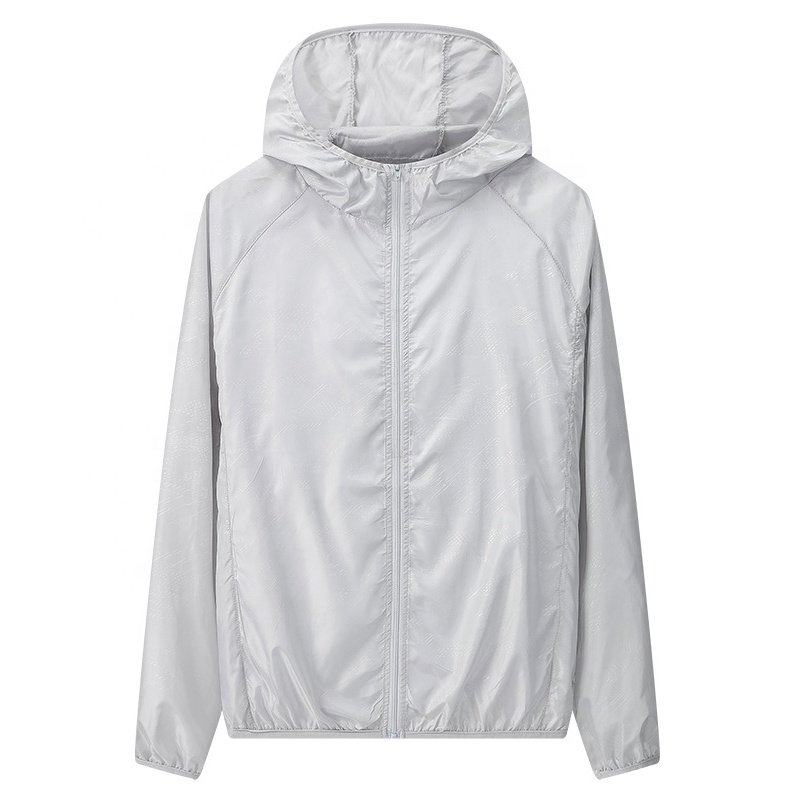 Wholesale Summer Unisex Outdoor Windbreaker Waterproof Rain Coat Lightweight Rash Guard Sun Protection Clothing Jacket