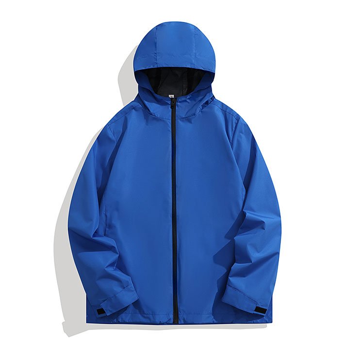 New Design Soft Shell Men Waterproof Lightweight Hooded Windbreaker Jacket Fishing Hiking Breathable Nylon Windbreaker Tracksuit