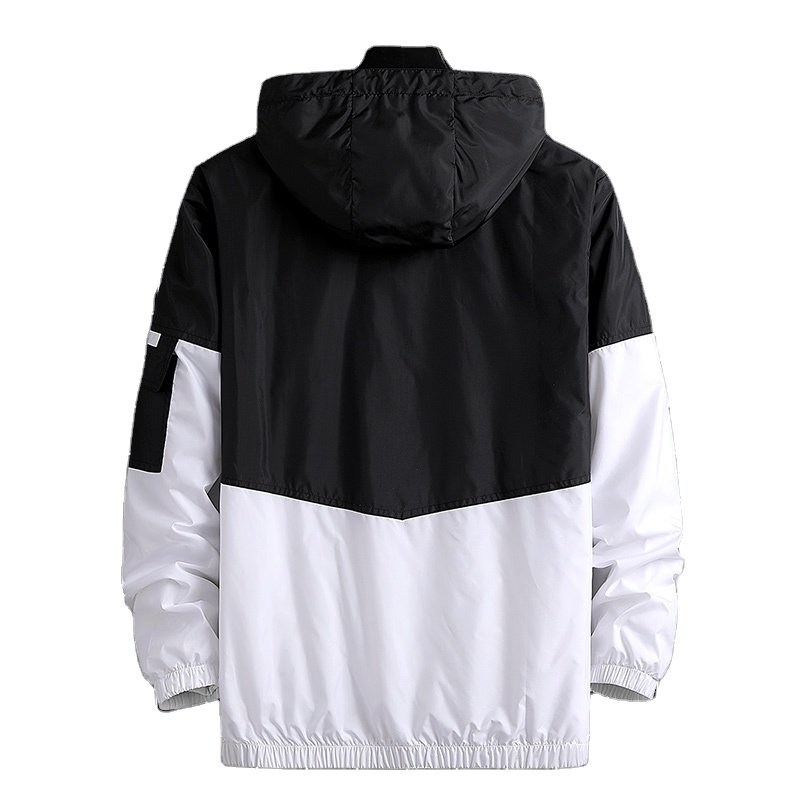 OEM Custom Logo Wind Breaker Jackets Men Outdoor Sports Jackets Plus Size Windbreaker Jacket For Men