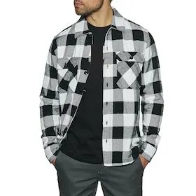 High Quality Polyester Button Up Wholesale Flannel Shirts Men Mens Thick Warm Solid Color Long Sleeve Plaid Shirt For Men