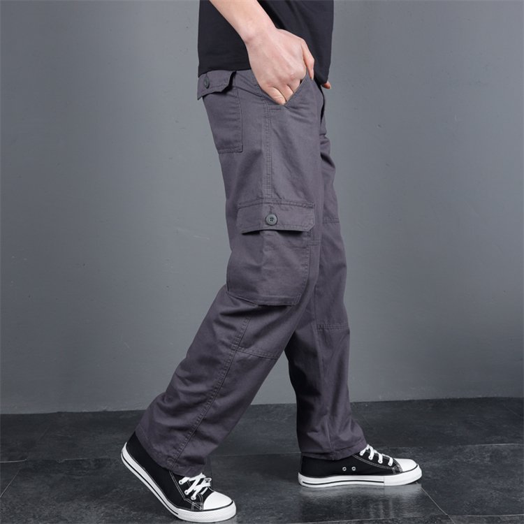 Wholesale Men Cargo Work Pants Trousers Outdoor Jogging Hiking Casual Oversized Pants Trousers With Multi Pocket