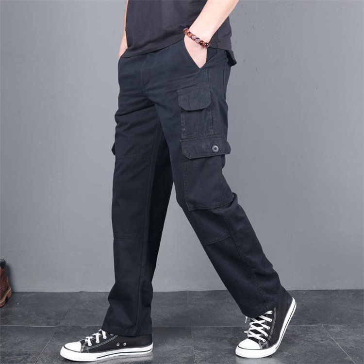 Wholesale Men Cargo Work Pants Trousers Outdoor Jogging Hiking Casual Oversized Pants Trousers With Multi Pocket
