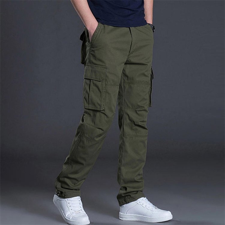 Wholesale Men Cargo Work Pants Trousers Outdoor Jogging Hiking Casual Oversized Pants Trousers With Multi Pocket