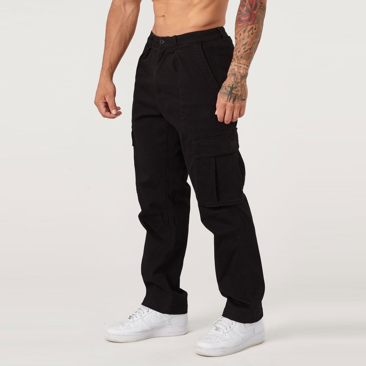 Men's lightweight outdoor hiking versatile pocket loose comfortable cargo pants