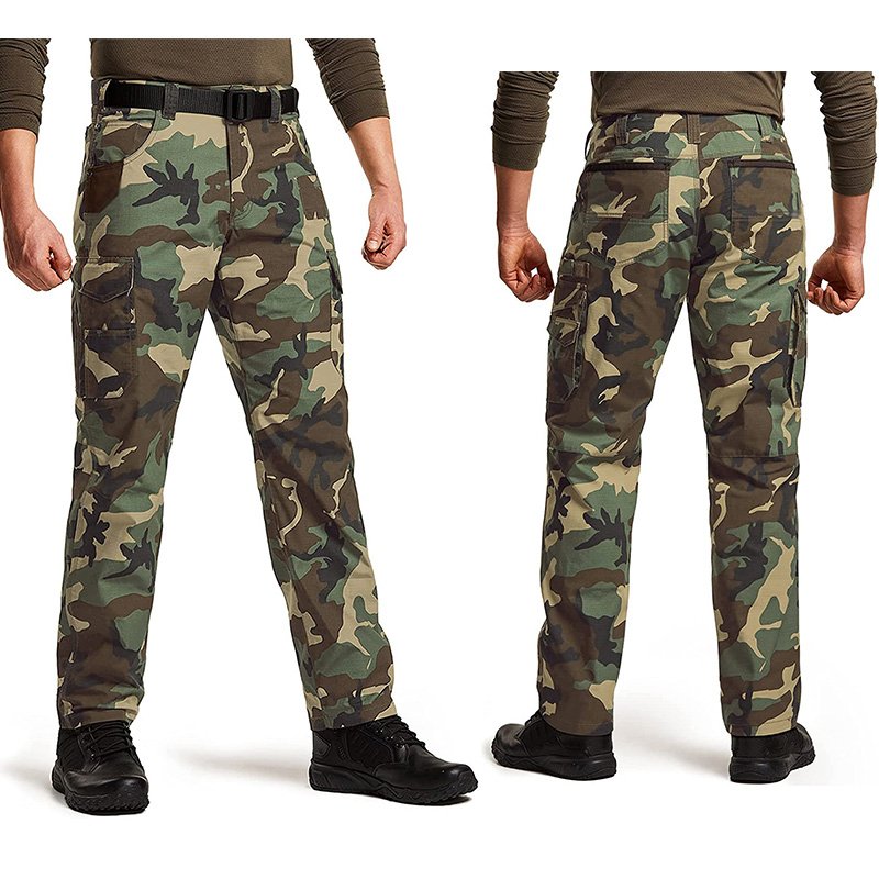 OEM nylon loose waterproof black hiking tactical ripstop mens safety workwear cargo work pants for men