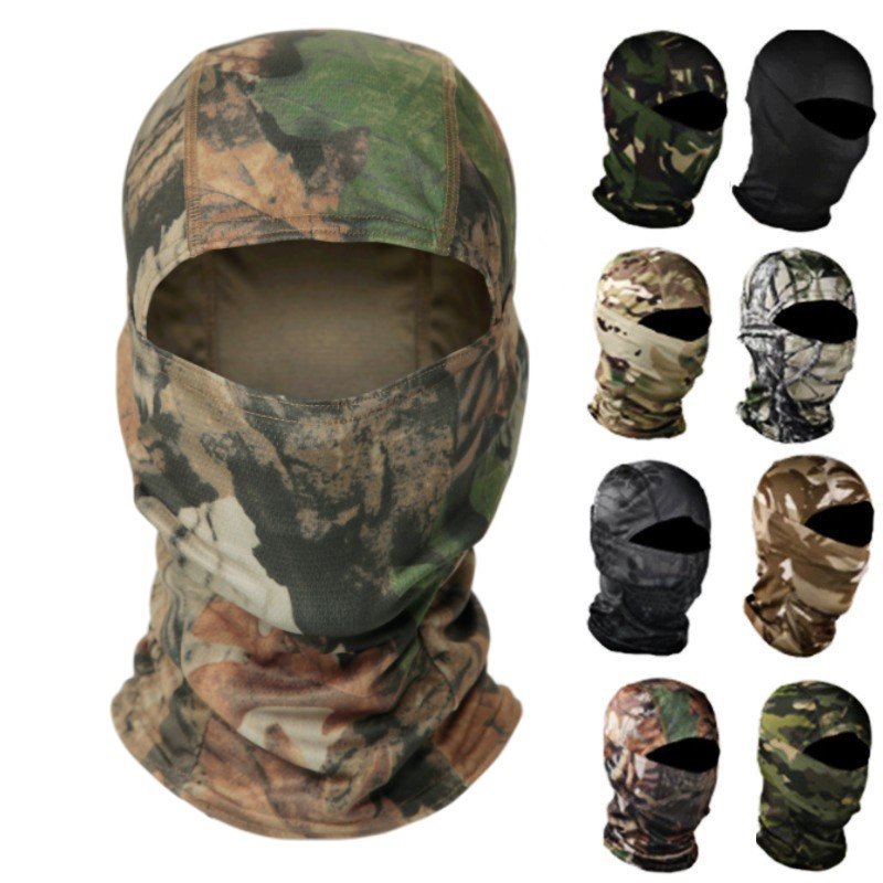 2023 New Men Fashionable In Winter Waterproof Men Thermal Wool Balaclava Hooded Hat Neck Warmer Hiking Ski Mask