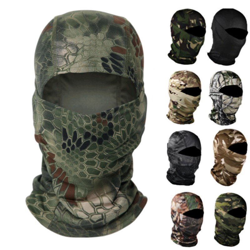 2023 New Men Fashionable In Winter Waterproof Men Thermal Wool Balaclava Hooded Hat Neck Warmer Hiking Ski Mask