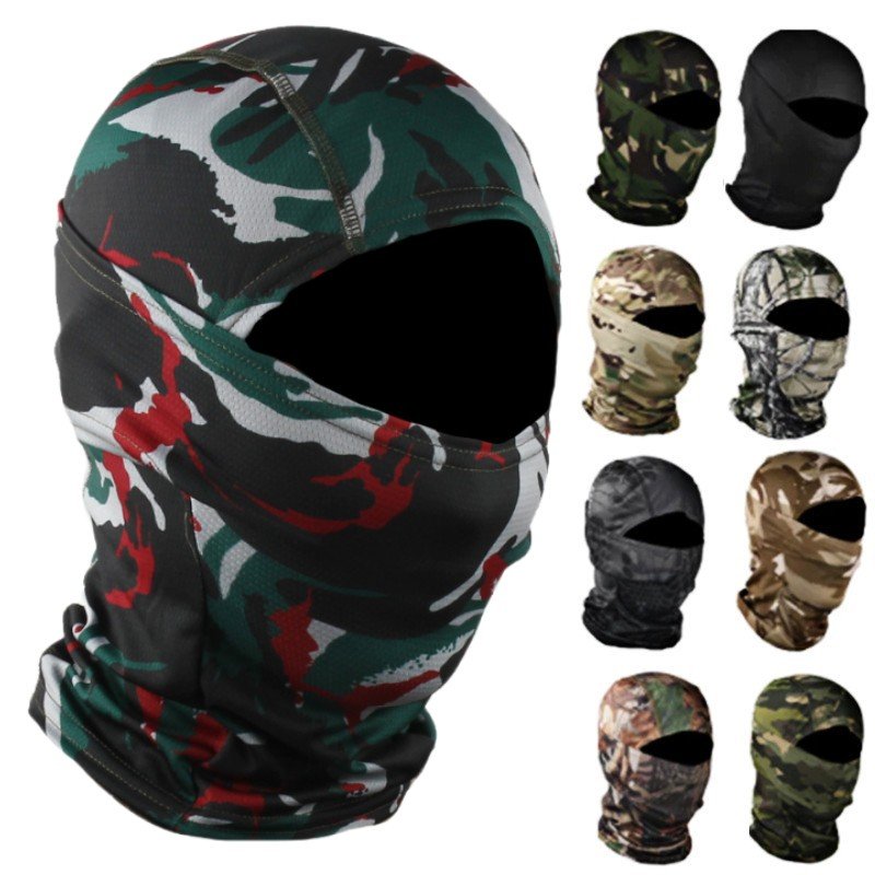 2023 New Men Fashionable In Winter Waterproof Men Thermal Wool Balaclava Hooded Hat Neck Warmer Hiking Ski Mask
