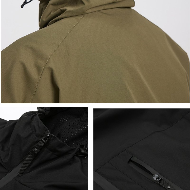 3 in 1 Waterproof & windproof outdoor hiking jacket custom high quality light windbreak jacket for mountaineering fishing