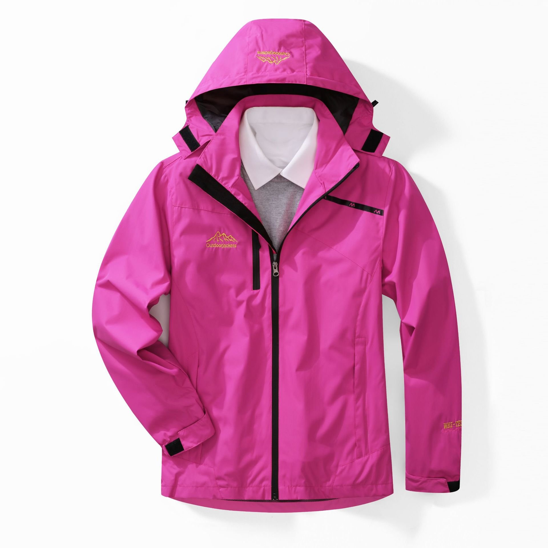 Light Rainproof Women Hiking Clothing dropshpping New Arrival Windproof Thermal Camping Hooded Jacket