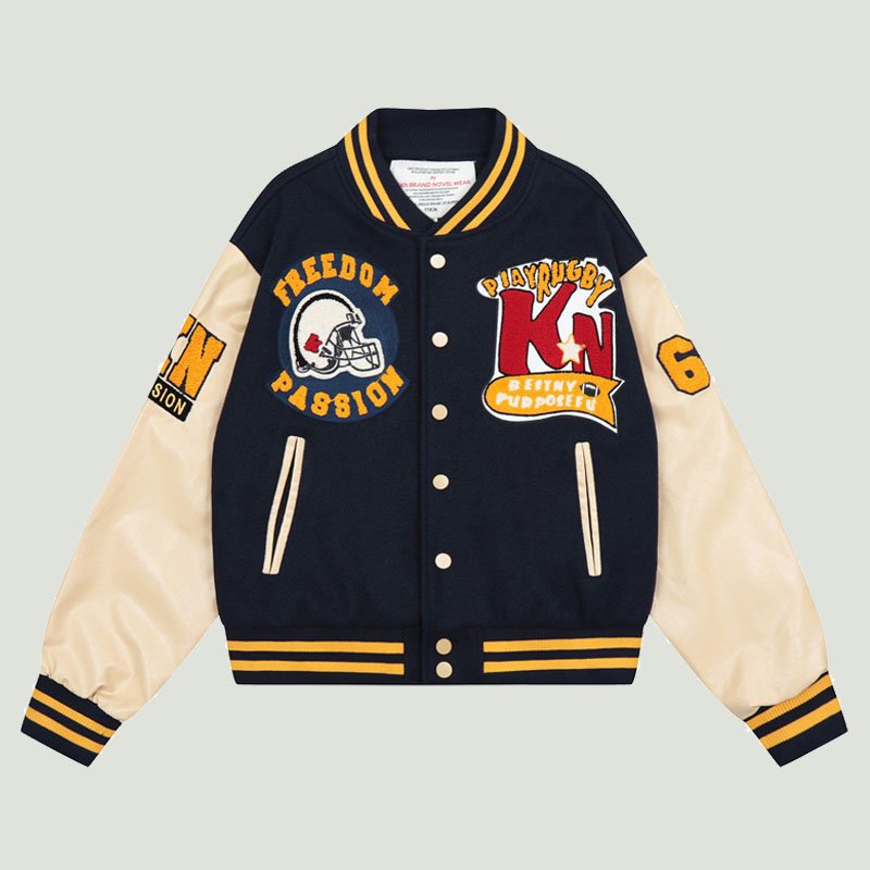 2024 Wholesale Men Varsity Jackets Letterman Jackets Custom Baseball Letterman Varsity Bomber Jacket