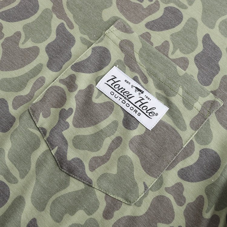 High Quality Men's Sublimation Printing Classic Green Camo Hunting Shirts Camp hiking Hoodie Shirts