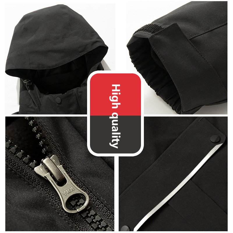 Casacos Jaqueta Para Homens Blouson Fleece Hoodie Jacket Man Coat Casual Trapstar Chaqueta Oversized Cycling Mens Jacket Winter