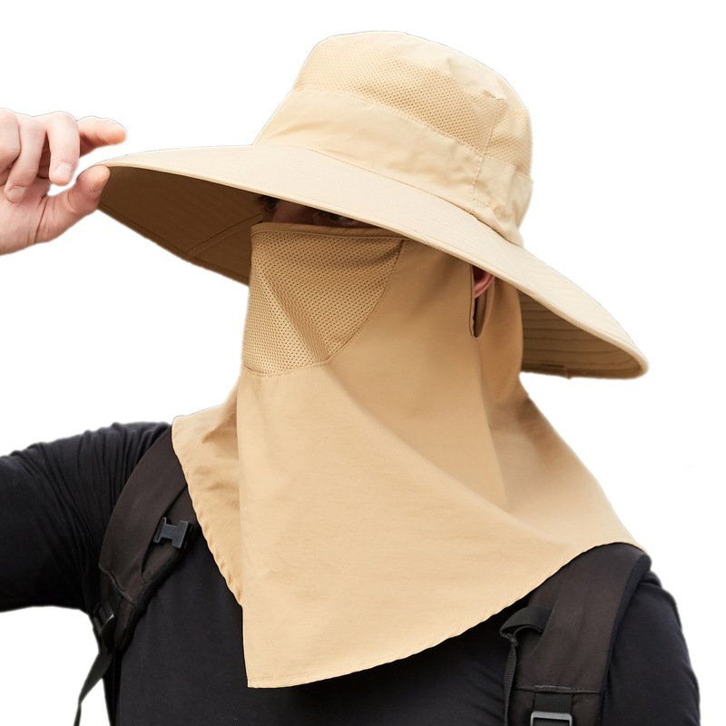 NEW Unisex Wide Brim Hiking and Fishing Hat with Neck Flap Fashion Quick Dry Sun Protection Outdoor Hats for Women