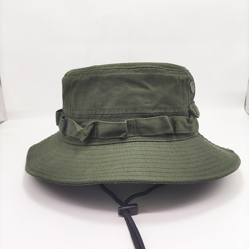 OEM High Quality Embroidery Logo Reversible Fisherman Gorras Mens Women Sun Cap Wholesale Custom Wide Brim Polyester Bucket Hat