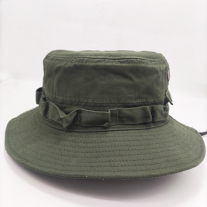OEM High Quality Embroidery Logo Reversible Fisherman Gorras Mens Women Sun Cap Wholesale Custom Wide Brim Polyester Bucket Hat